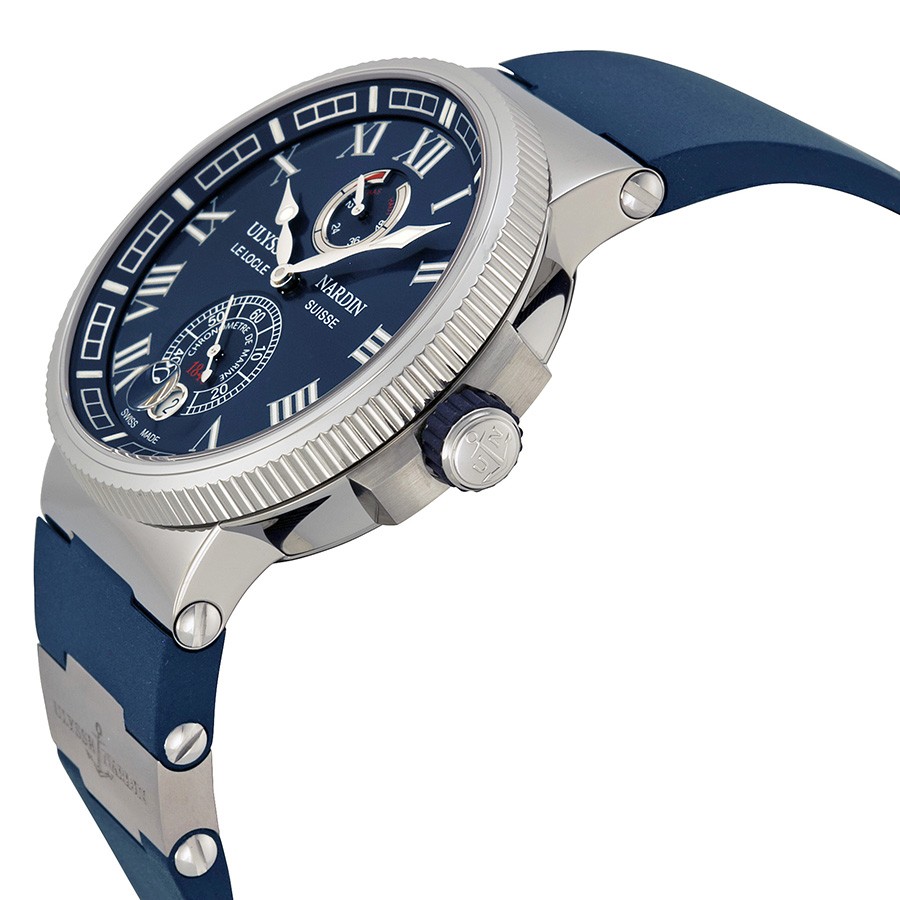 IMG_9085 Ulysse Nardin 1183-126-3/43 Marine Mens Automatic Stainless Steel and Titanium Replica 2