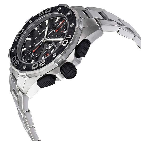 IMG_9085 Tag Heuer 10852 Aquaracer Mens Automatic Fine-brushed stainless steel Replica 2