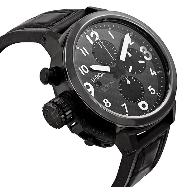 IMG_9085 U-Boat UB7116 Mens Automatic Black Ceramic Replica 2