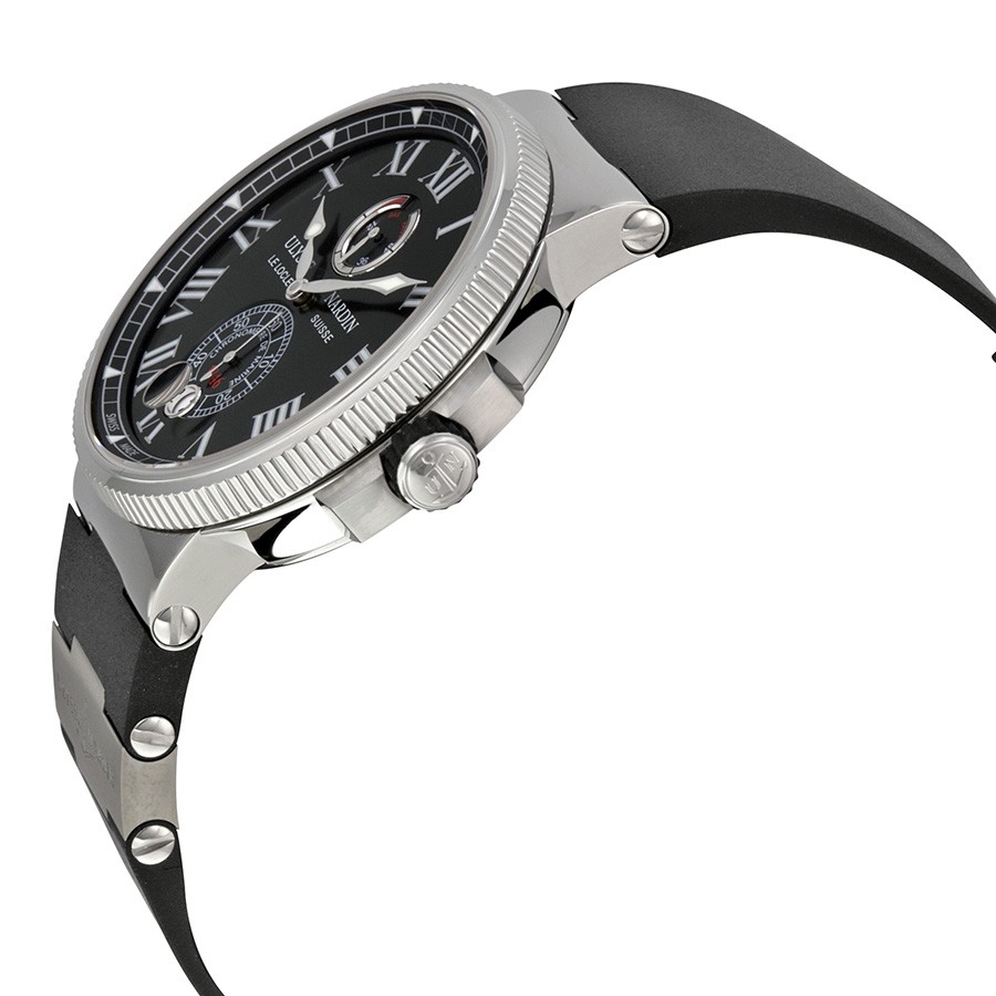 Ulysse Nardin 1183-122-3/42 V2 Marine Chronometer Mens Automatic Titanium and Stainless Steel Replica 2