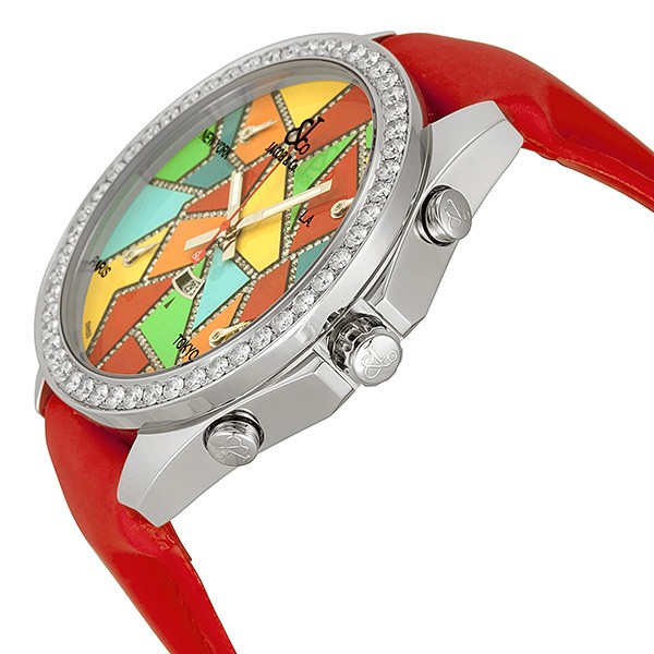 IMG_9085 Jacob Co. JC117DA Five Time Zone Unisex Quartz Stainless Steel Replica 2