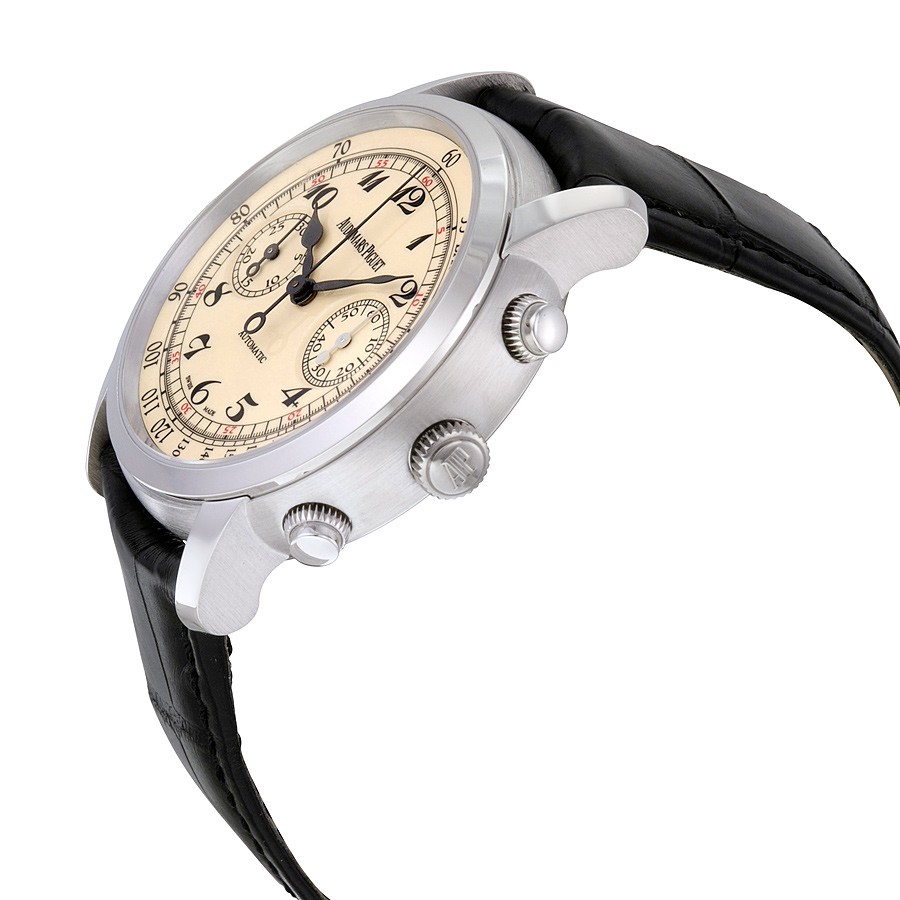 IMG_9085 Audemars Piguet 26100BC.OO.D002CR.01 Jules Audemars Mens Automatic 18kt White Gold Replica 2