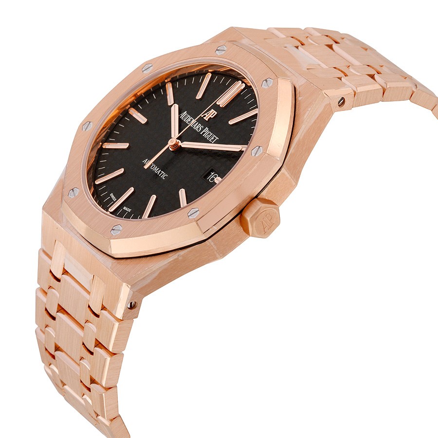 IMG_9085 Audemars Piguet 15400OR.OO.1220OR.01 Royal Oak Mens Automatic 18kt Rose Gold Replica 2