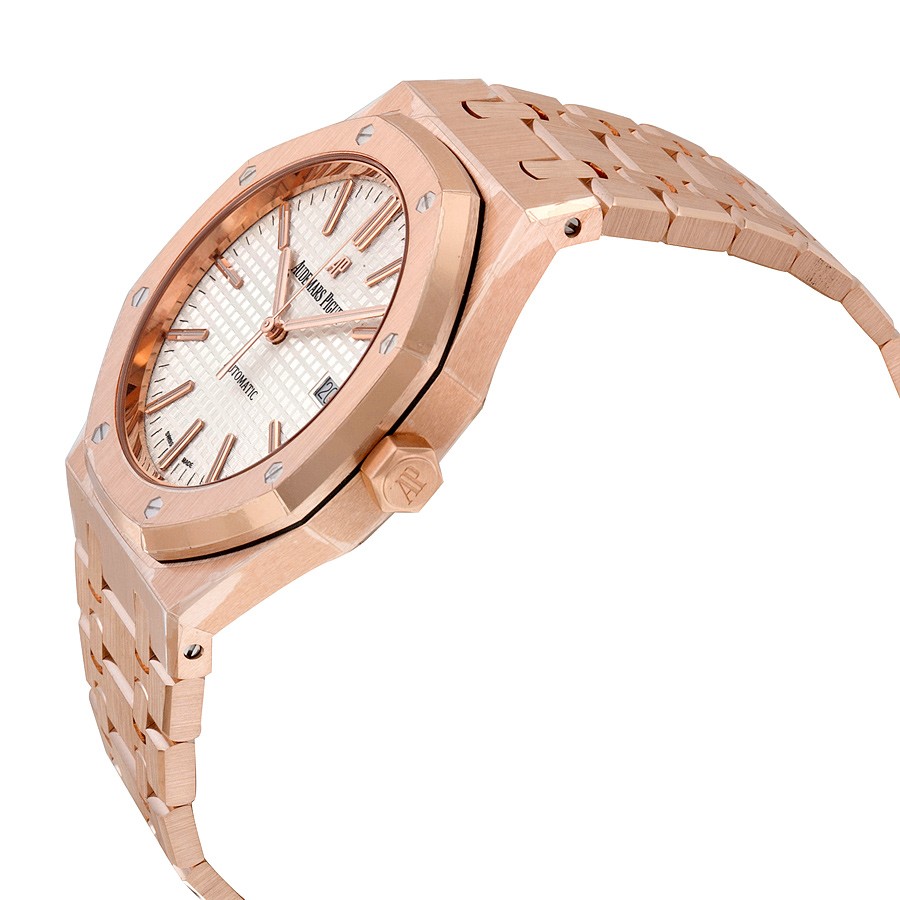 IMG_9085 Audemars Piguet 15400OR.OO.1220OR.02 Royal Oak Mens Automatic 18kt Rose Gold Replica 2