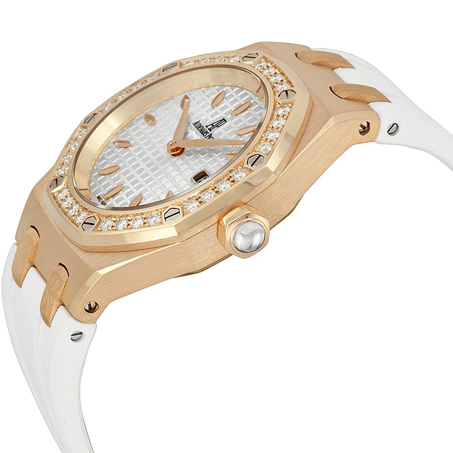 IMG_9085 Audemars Piguet 67621OR.ZZ.D010CA.01 Royal Oak Ladies Quartz 18kt Rose Gold Replica 2