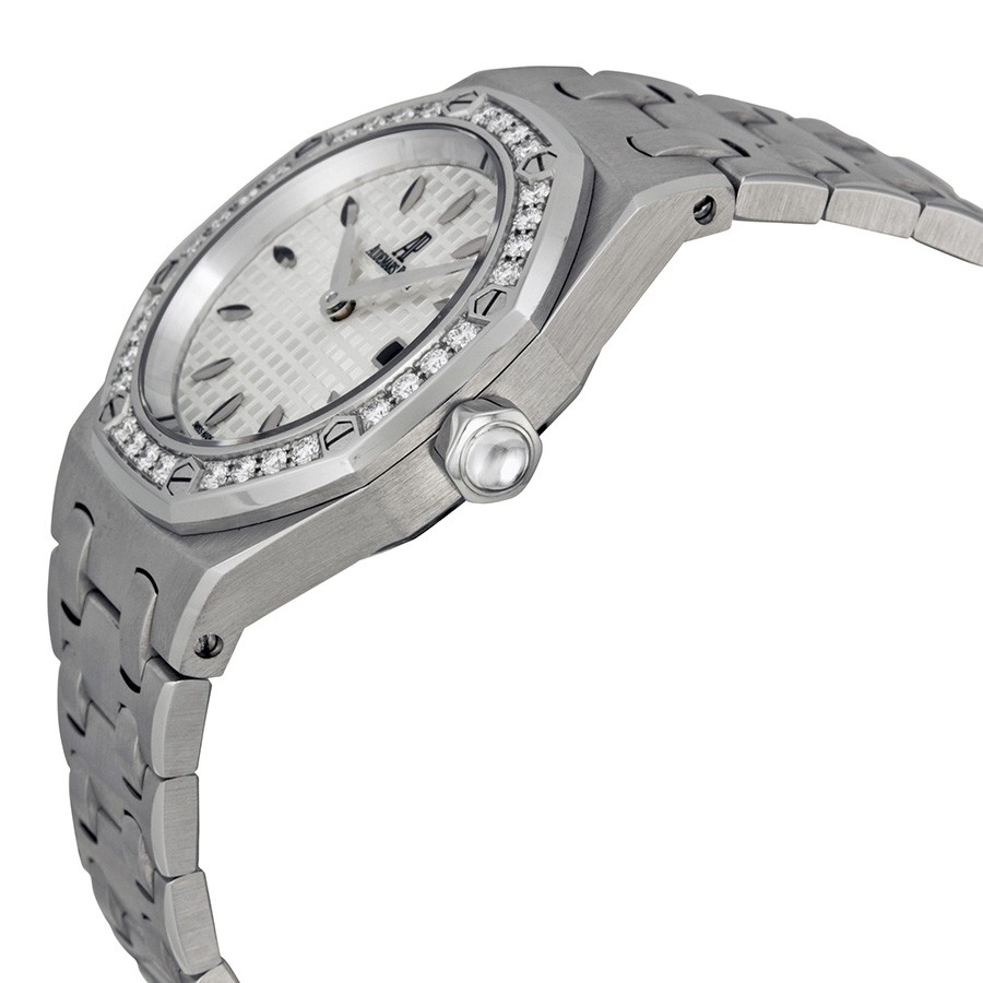 IMG_9085 Audemars Piguet 67621ST.ZZ.1230ST.01 Royal Oak Ladies Quartz Stainless Steel Replica 2