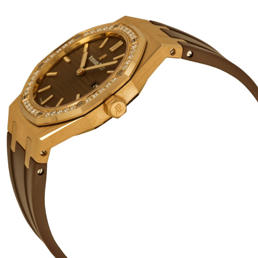 IMG_9085 Audemars Piguet 67651OR.ZZ.D080CA.01 Royal Oak Ladies Quartz 18 kt Rose Gold Replica 2