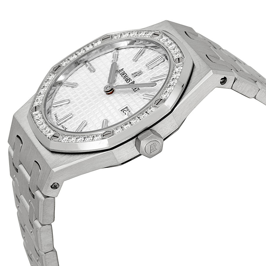 IMG_9085 Audemars Piguet 67651ST.ZZ.1261ST.01 Royal Oak Ladies Quartz Stainless Steel Replica 2