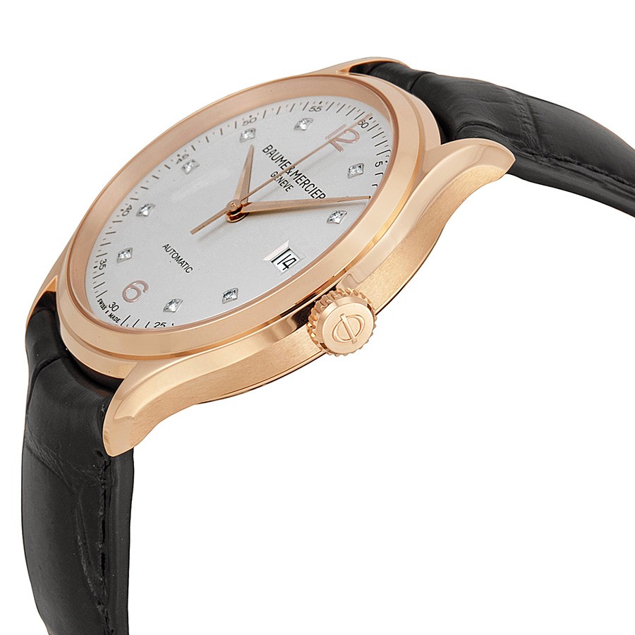 Baume et Mercier 10104 Clifton Mens Automatic 18kt Rose Gold Replica 2