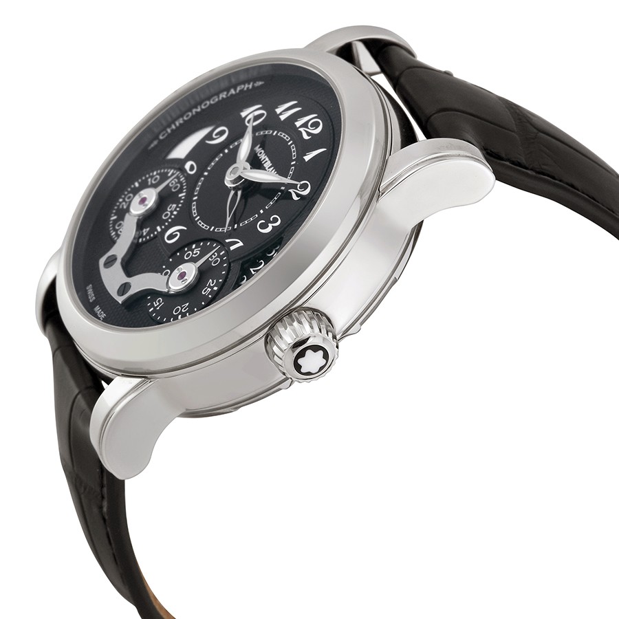 IMG_9085 Montblanc 106488 Nicolas Rieussec Mens Automatic Stainless Steel Replica 2
