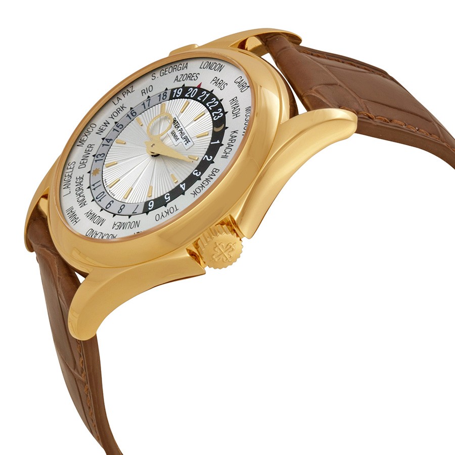 IMG_9085 Patek Philippe 5130J World Time Mens Automatic 18kt Yellow Gold Replica 2