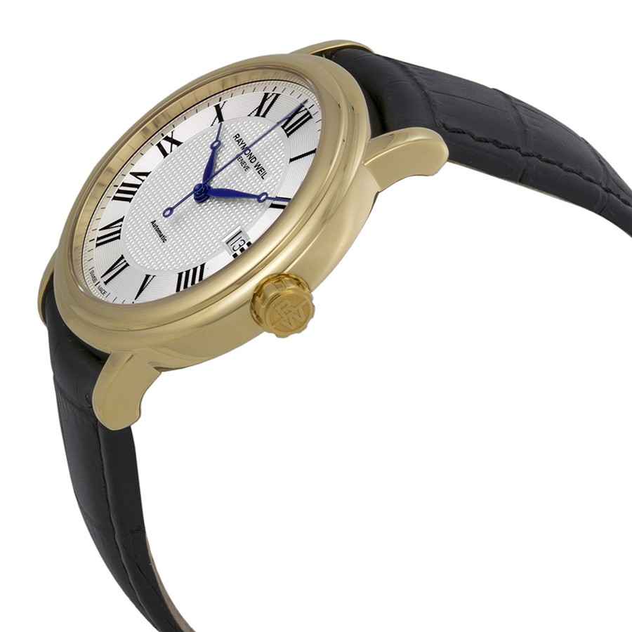 IMG_9085 Raymond Weil 2837-PC-00659 Maestro Mens Automatic Gold PVD Stainless Steel Replica 2