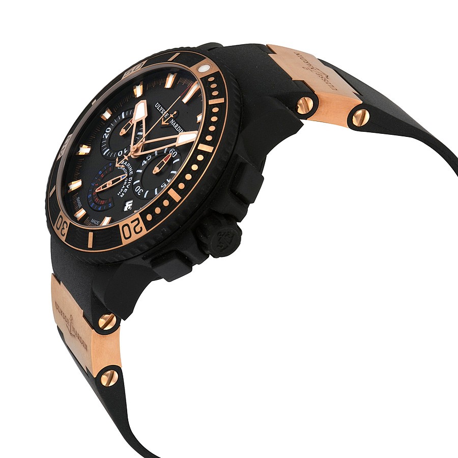 IMG_9085 Ulysse Nardin 353-90-3 Mens Automatic 18kt Rose Gold Replica 2