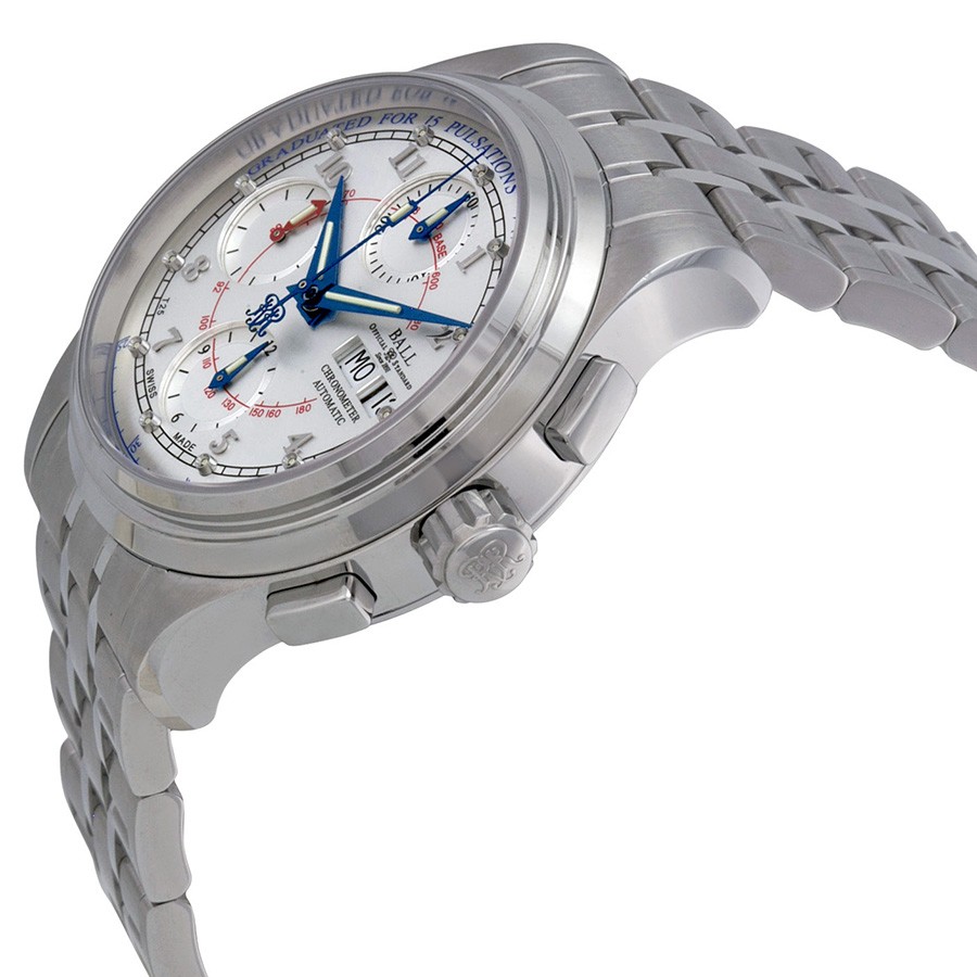 IMG_9085 Ball CM1010DSCJWH Trainmaster Mens Automatic Stainless Steel Replica 2