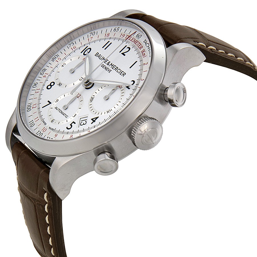 IMG_9085 Baume et Mercier 10041 Capeland Mens Hand Wind Stainless Steel Replica 2