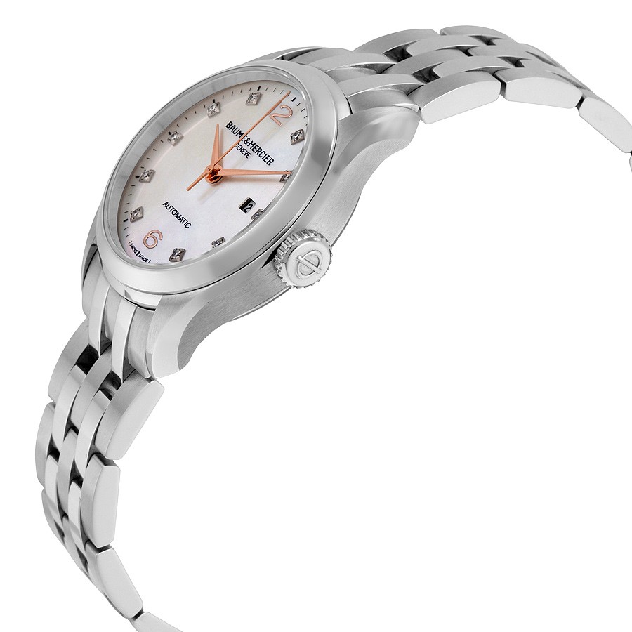 IMG_9085 Baume et Mercier 10151 Clifton Ladies Automatic Stainless Steel Replica 2