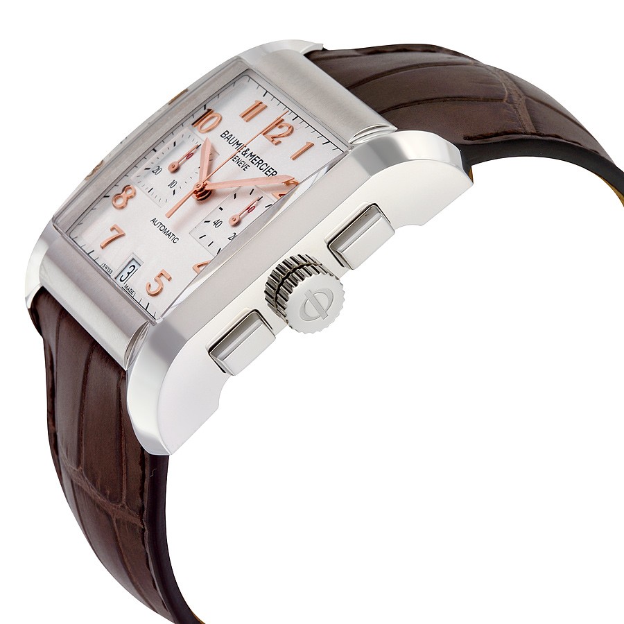 IMG_9085 Baume et Mercier 10029 Hampton Mens Automatic Stainless Steel Polished Replica 2