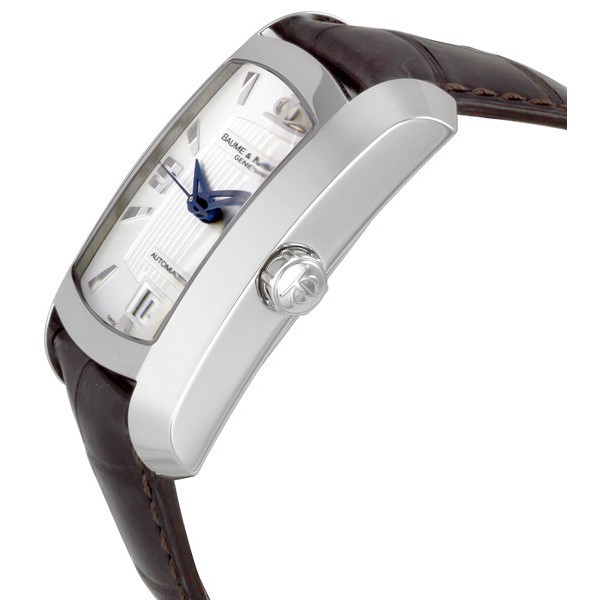 IMG_9085 Baume et Mercier 8753 Hampton Mens Automatic Polished Steel Replica 2