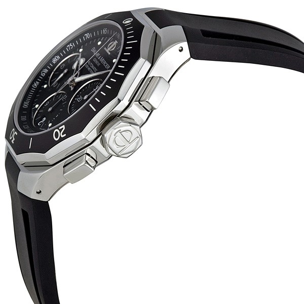 IMG_9085 Baume et Mercier 8723 Riviera Mens Automatic Polished Satin Finished Steel Replica 2