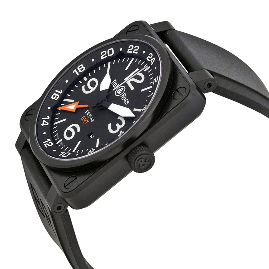 IMG_9085 Bell & Ross BR-01-93 GMT Aviation Mens Automatic Stainless Steel Replica 2