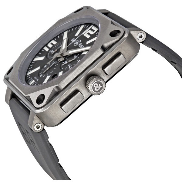 IMG_9085 Bell & Ross BR0194-TI-PRO Aviation Mens Automatic Satin Brushed Titanuim Replica 2