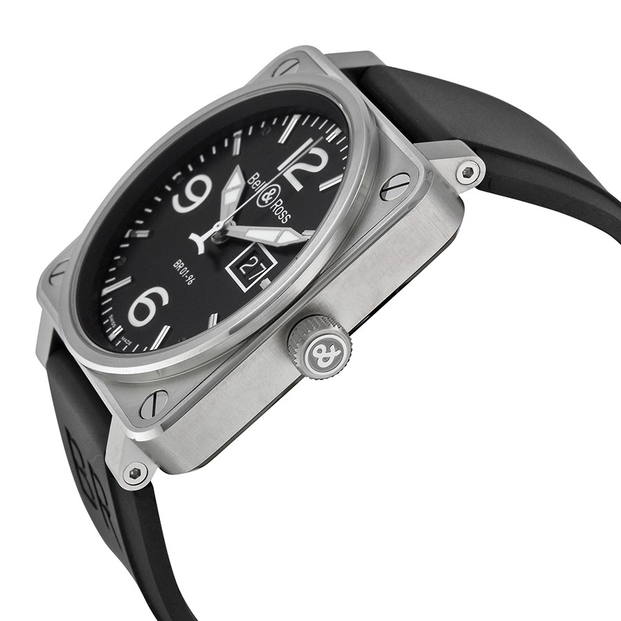 IMG_9085 Bell & Ross BR0196-BL-ST Aviation Mens Automatic Stainless Steel Replica 2