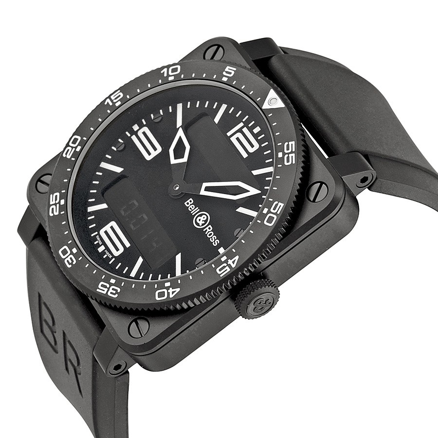 IMG_9085 Bell & Ross BR0392-AVIA-CA Aviation Mens Quartz Black PVD Stainless Steel Replica 2