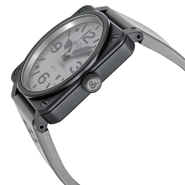 IMG_9085 Bell & Ross BR0392-COMMANDO Aviation Mens Automatic Matte Black PVD Stainless Steel Replica 2