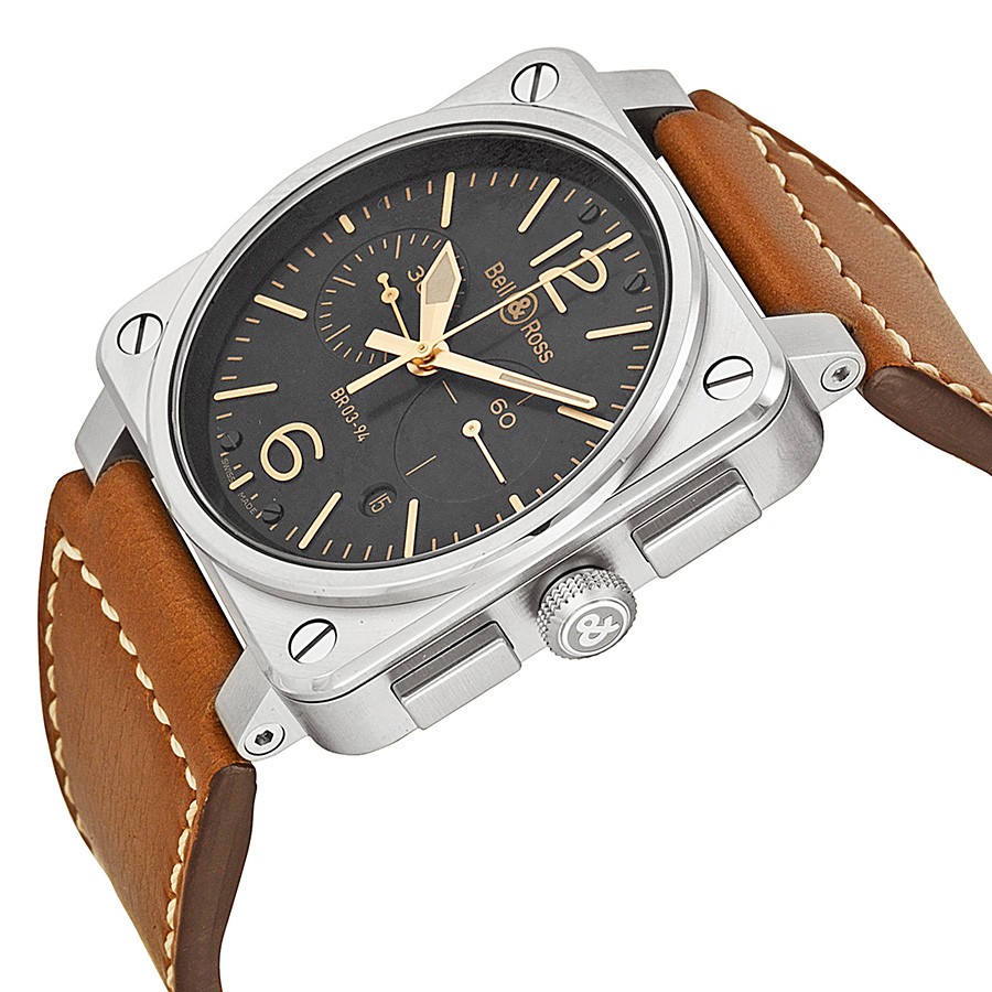 IMG_9085 Bell & Ross BR0394-ST-G-HE/SCA Aviation Mens Automatic Stainless Steel Replica 2