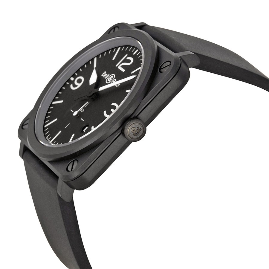 IMG_9085 Bell & Ross BRS-BL-CEM Aviation Mens Quartz Matt Black Ceramic Replica 2
