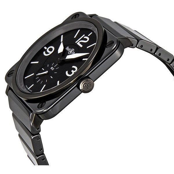 IMG_9085 Bell & Ross BRS-BL-CERAMIC/SCE Aviation Unisex Quartz Black Ceramic Replica 2