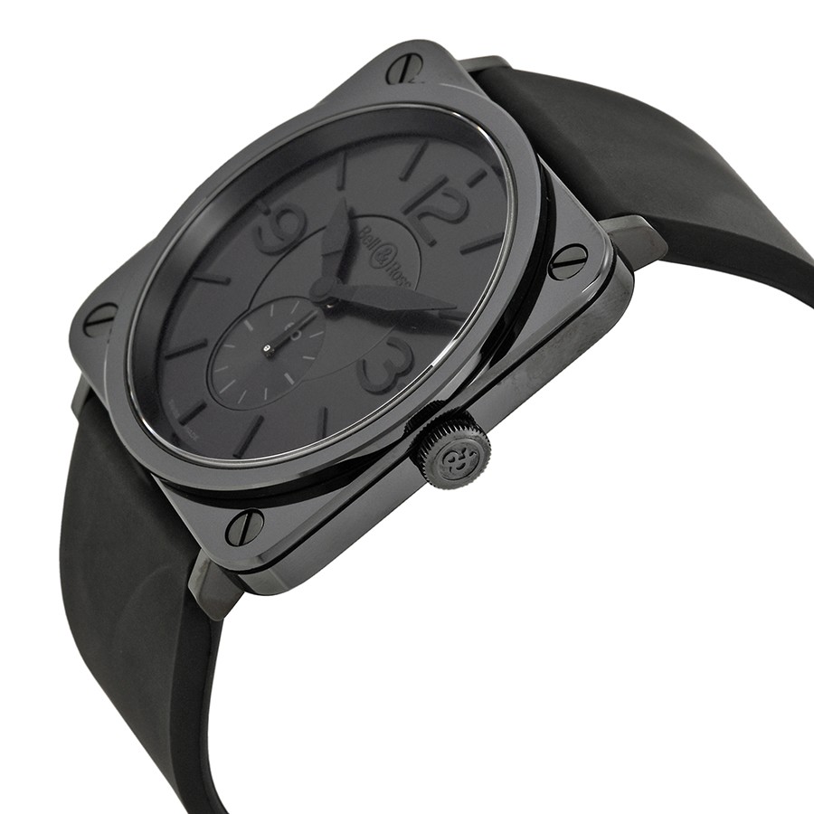 IMG_9085 Bell & Ross BRS-BLC-PH/SBR Aviation Mens Quartz Black Ceramic and Steel Replica 2