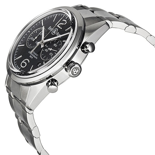 IMG_9085 Bell & Ross BR126-OFFICER-SSB Vintage Mens Automatic Stainless Steel Replica 2