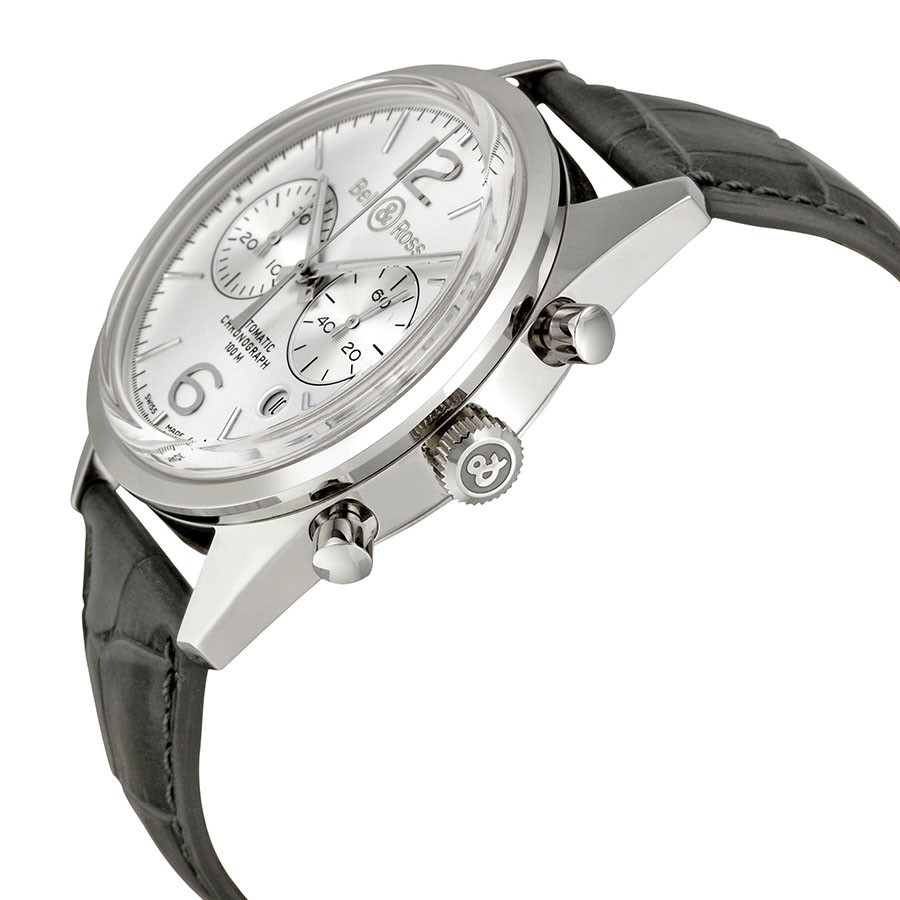 IMG_9085 Bell & Ross BRG126-WH-ST/SCR Vintage Mens Automatic Stainless Steel Replica 2