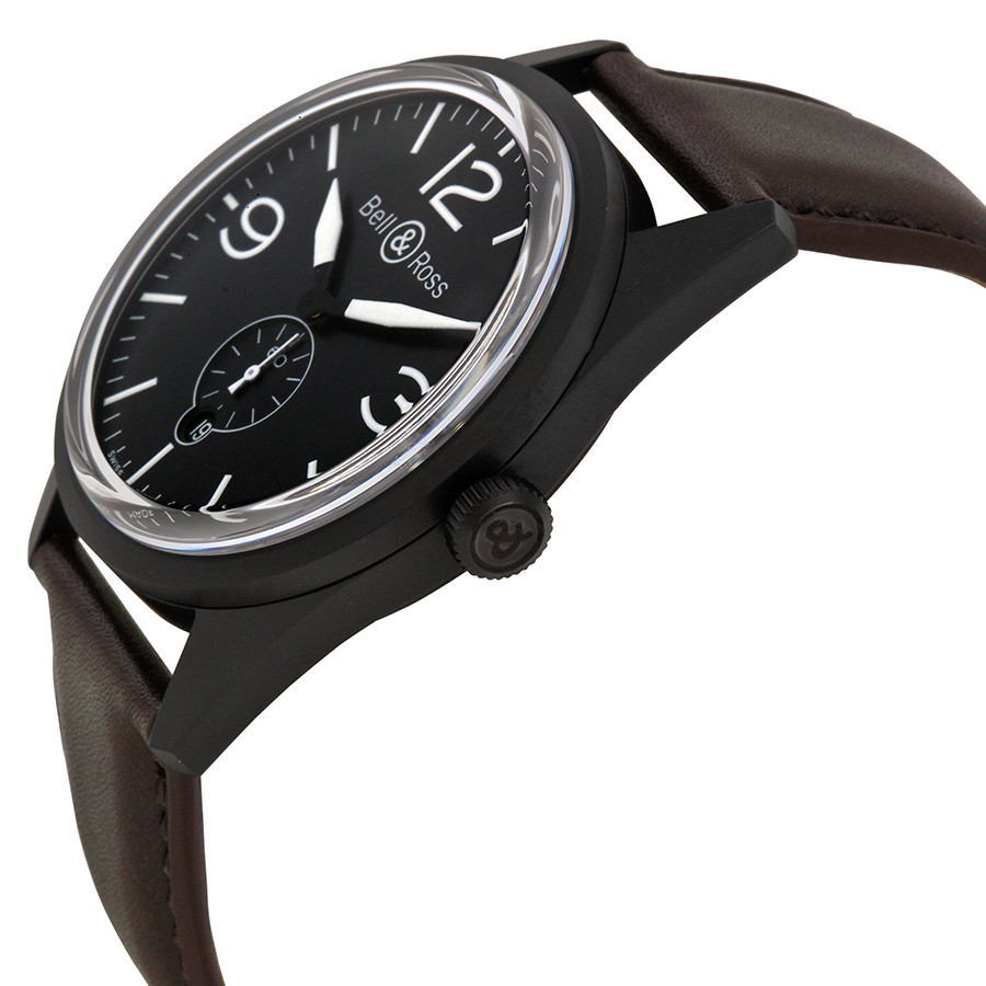 IMG_9085 Bell & Ross BRV 123-BL-CA/SCA Vintage Mens Automatic BlackIon-plated Stainless Steel Replica 2