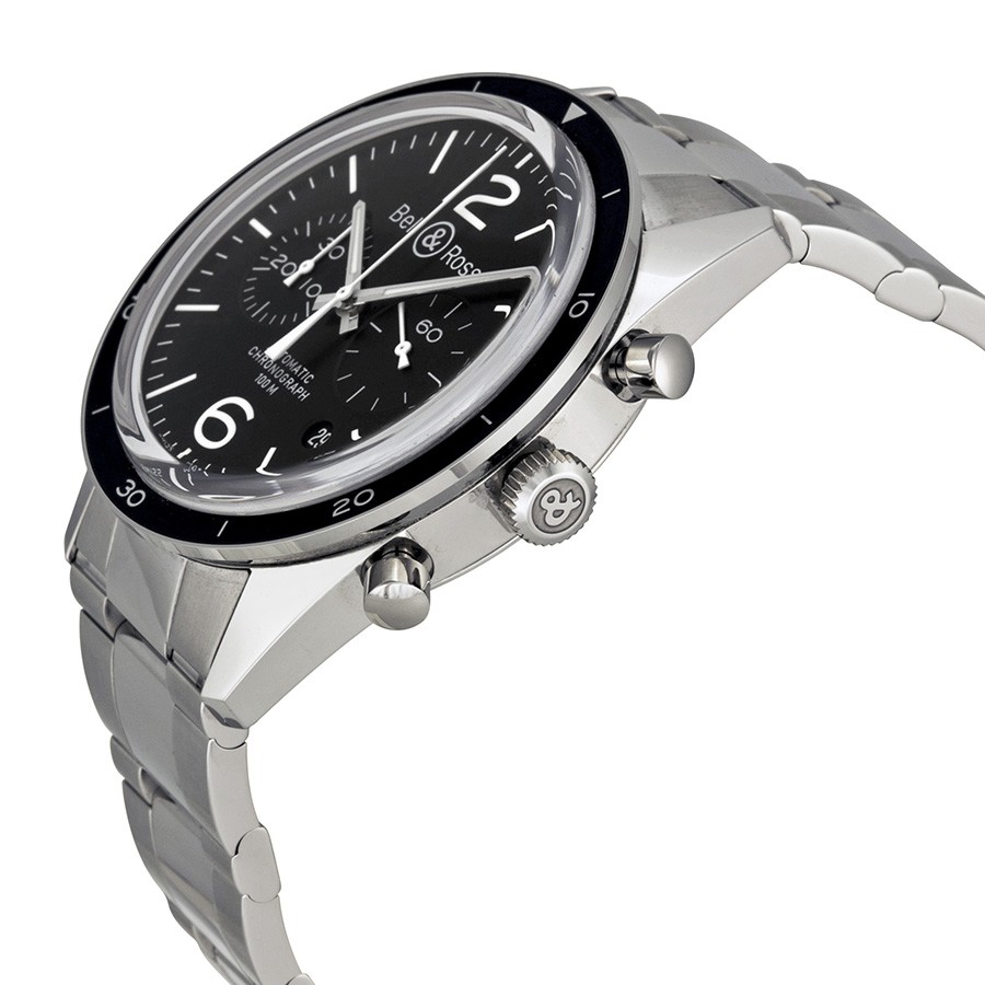IMG_9085 Bell & Ross BRV126-BL-BE/SST Vintage Mens Automatic Stainless Steel Replica 2