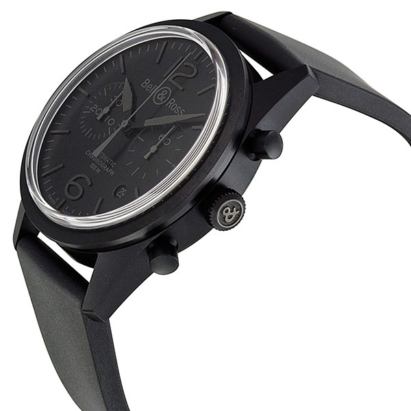 IMG_9085 Bell & Ross BRV126-PHANTOM Vintage Mens Automatic Black PVD Steel Replica 2