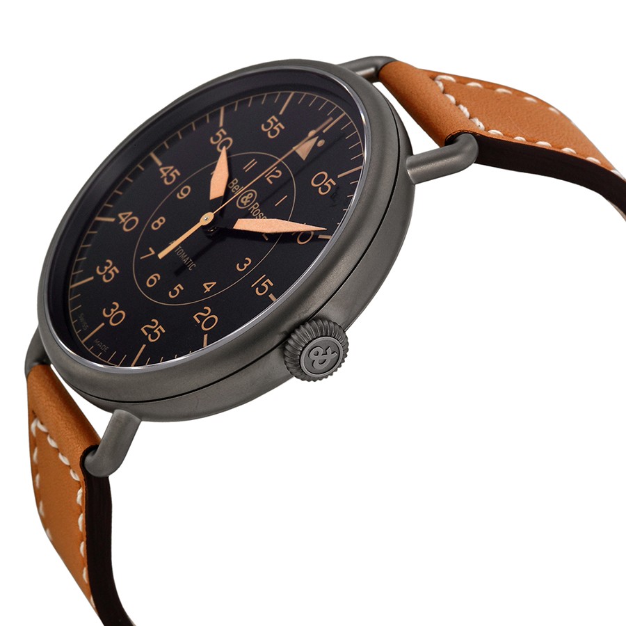 IMG_9085 Bell & Ross BRWW192-HER/SCA Vintage Mens Automatic Grey PVD Stainless Steel Replica 2