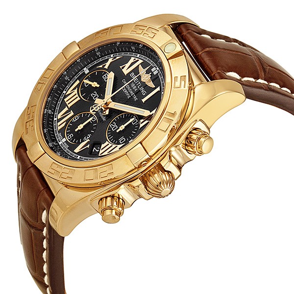 IMG_9085 Breitling HB011012/B957 - 740P Chronomat Mens Automatic 18kt Rose Gold Replica 2