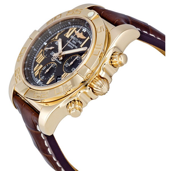 IMG_9085 Breitling HB011012-B957BKCT Chronomat Mens Automatic 18kt Rose Gold Replica 2