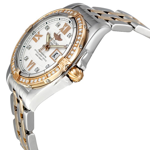 IMG_9085 Breitling C4935053/A672 Cockpit Mens Quartz Stainless Steel and 18k Rose Gold Replica 2