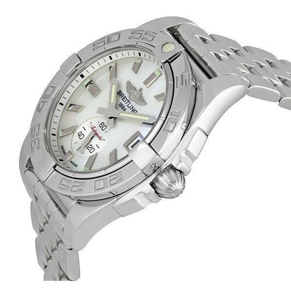 IMG_9085 Breitling A3733012-A716SS Galactic Mens Automatic Stainless Steel Replica 2