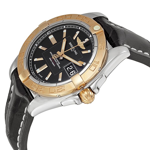 IMG_9085 Breitling C49350L2-BA09BKCD Galactic Mens Automatic Stainless Steel and 18kt Rose Gold Replica 2