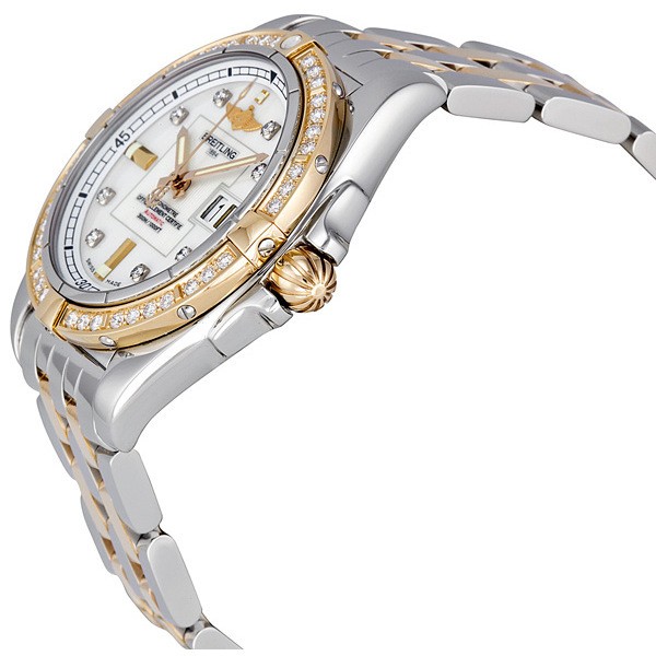IMG_9085 Breitling C49350LA-A706TT Galactic Mens Automatic Stainless Steel and 18kt Rose Gold Replica 2