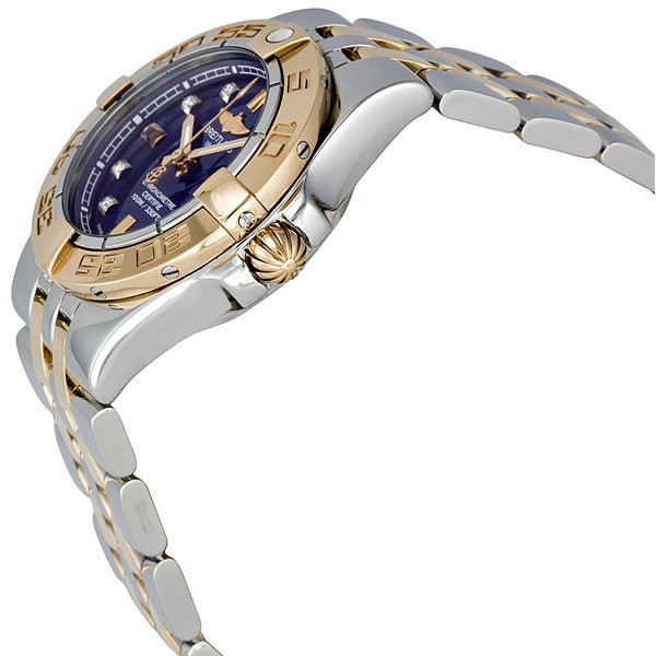 IMG_9085 Breitling C71340L2-C816TT Galactic Ladies Quartz Stainless Steel and Gold Replica 2