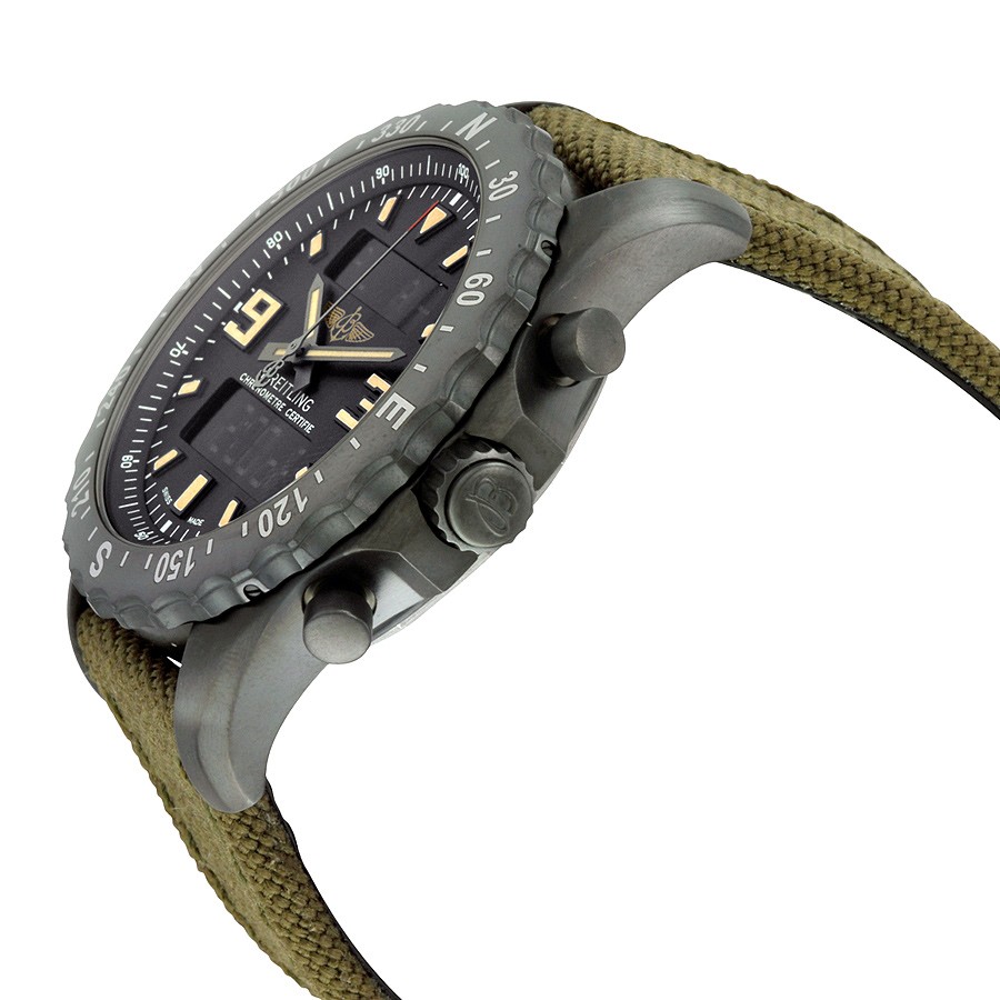 IMG_9085 Breitling M7836622-BD39GRFT Mens Quartz Black Carbon-based Stainless Steel Replica 2