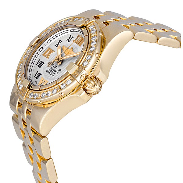 IMG_9085 Breitling H7134053/G672 Starliner Ladies Quartz 18k Rose Gold Replica 2