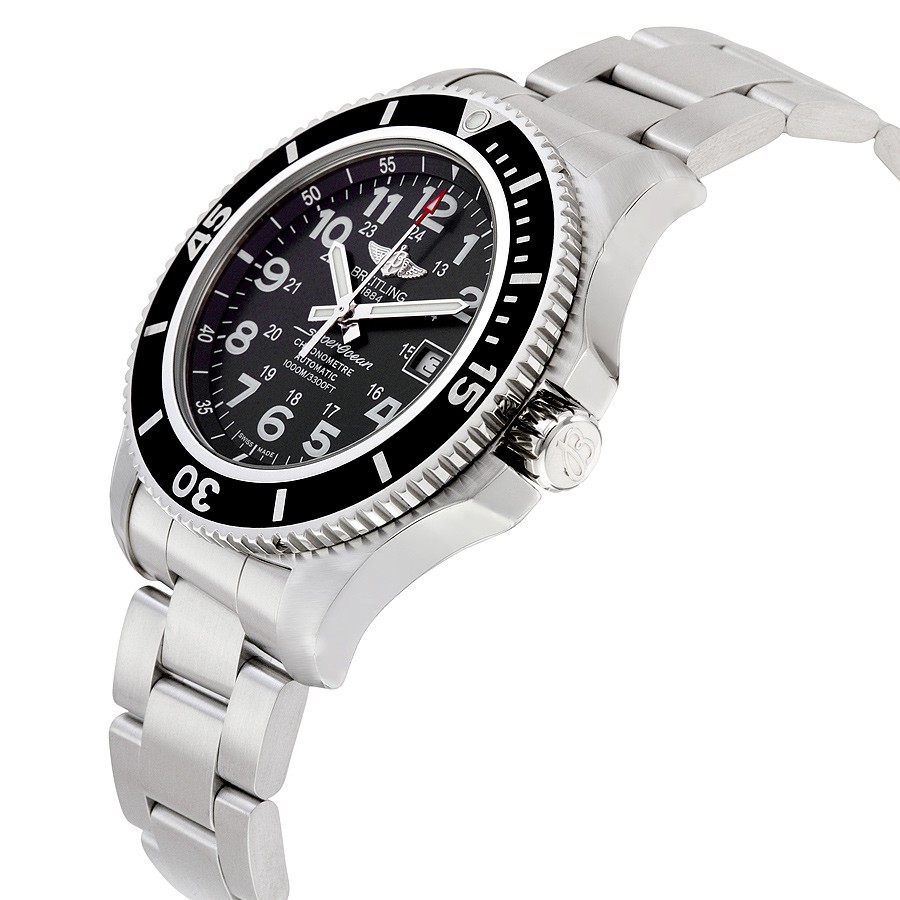IMG_9085 Breitling A17392D7/BD68 Superocean II 44 Mens Automatic Brushed Stainless Steel Replica 2