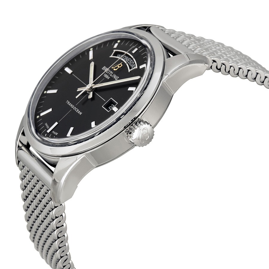 IMG_9085 Breitling A4531012/BB69 - 154A Transocean Mens Automatic Stainless Steel Replica 2