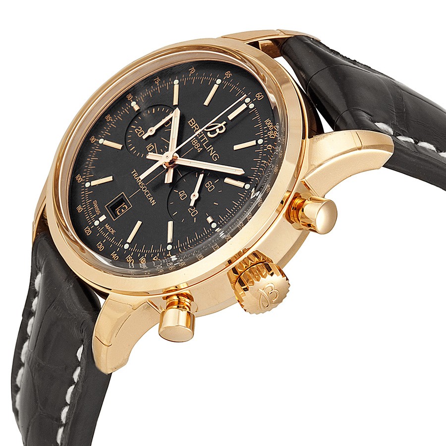IMG_9085 Breitling R4131012/BC07 Transocean Mens Automatic 18kt Rose Gold Replica 2